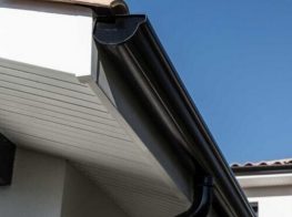 Gouttière en aluminium
